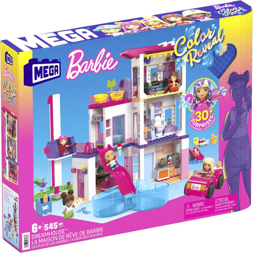 Mega Blocks Barbie Color Reveal Dreamhouse Mattel HHM01