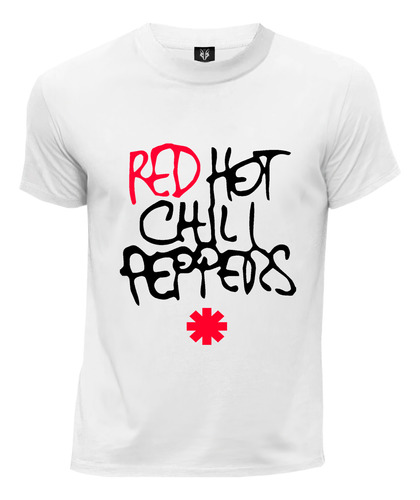 Camiseta Rock Alternativo Letras Red Hot Chili Peppers 