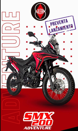 Imagen 3 de 11 de Gilera Smx 200 Adventure 0km 2022 Touring Skua Triax Texana