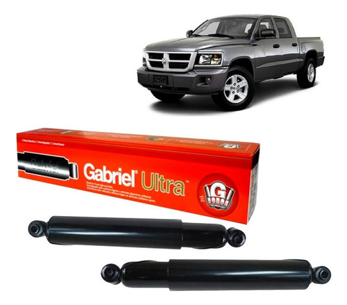 Par Amortiguadores Trasero Para Dodge Dakota 2wd 1997-11