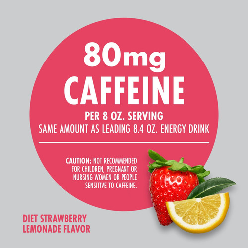 V8 Plus Bebida Energética Limonada De Fresa Dietética