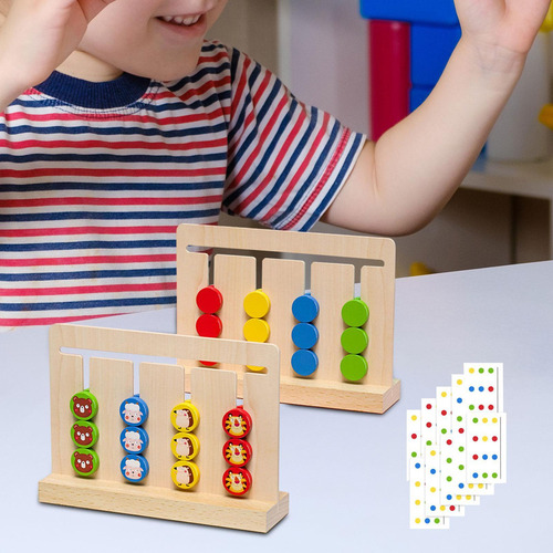 A Juegos Mesa Rompecabezas Toys Slide Para Combinar Colo