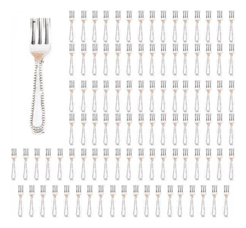 2 X 100 Uds 1/12 Vajilla Para Casa De Muñecas Juego De