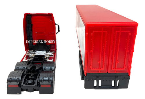 Volvo Fh Container - Nuevo Sin Caja - R Camion Welly 1/64 Rojo
