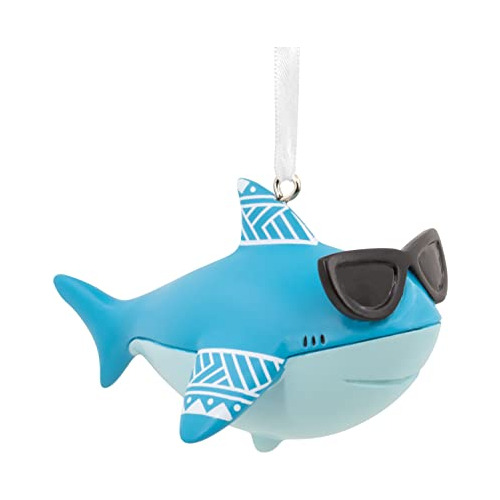Adorno De Navidad  Tiburón Genial Gafas De Sol  (0001h...