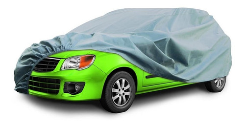 Funda Cubre Auto Plateado Polyester Talle S