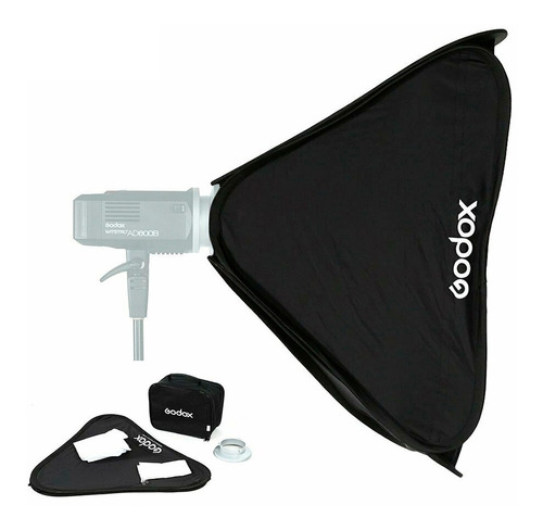 Imagen 2 de 4 de Softbox Godox 80x80cm Para Flash De Estudio Montura Bowens