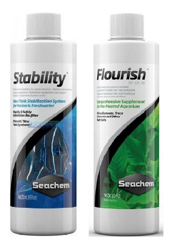 Seachem Kit Stability, Flourish De 250ml Full