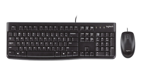 Combo Logitech Mk120 Teclado Y Mouse Usb 