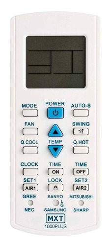 Controle Remoto Universal P/ Ar Condicionado Várias Marcas