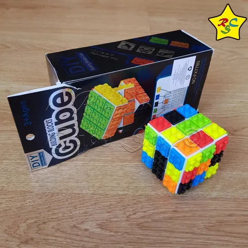 Cubo Rubik Fichas 3x3 Fanxin Original Speed Cube Armar