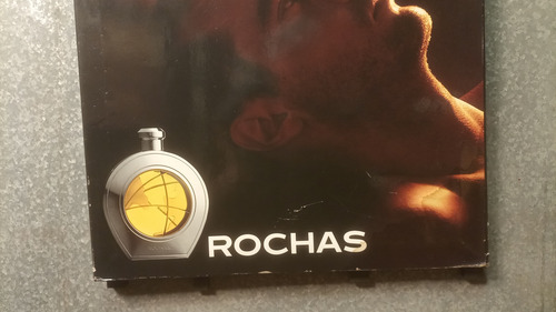 Antiguo Cartel Publicitario Doble Faz Globe Rochas Original (Usado)