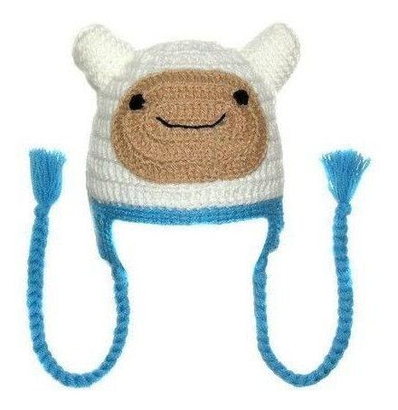 Imagem 1 de 5 de Touca Croche Finn Hora De Aventura - Cosplay Gorro - Newbon