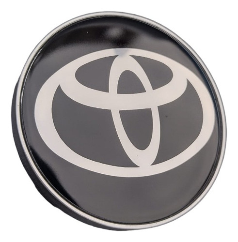  Tapitas Toyota Mod. Black 5.7 Cm (precio Por Juego)