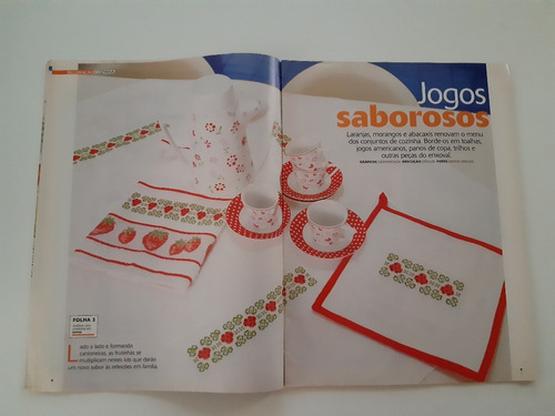 Revista Faça Fácil Ponto Cruz 12 Gráficos Flores G998 (Usado)