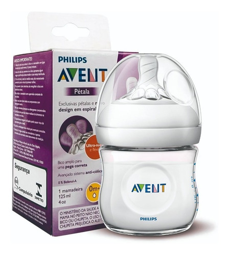 Kit 3 Mamadeira Avent Petala Philips Anticolica 100%original