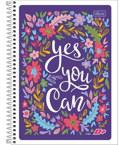 Caderno Universitario 1 Máteria D+ Fem Capa Flexivel Tilibra