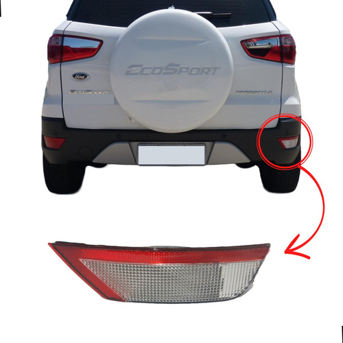 Refletor Lanterna Parachoque Ecosport 2017 2018 2019 2020 21