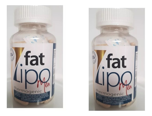 2 Fat Lipo Quemador Grasa 120 Cp Hombre O Mujer