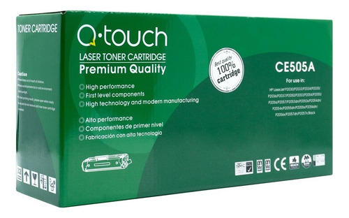 Toner Laser Q-touch Ce505a Negro Compatible Hp Laserjet