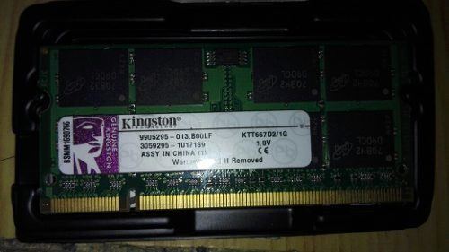 Memoria RAM  1GB 1 Kingston KTT667D2/1G