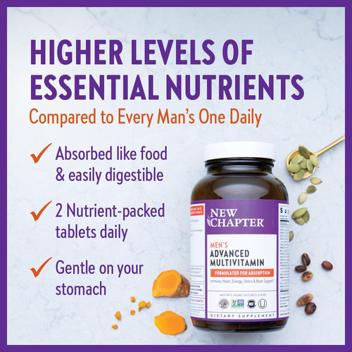 Suplemento Multivitamínico New Chapter Every Man 120 Unidade