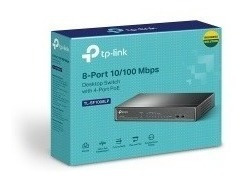 Switch Tp-link Fast Ethernet Tl-sf1008lp 8 Puertos 10/100mb