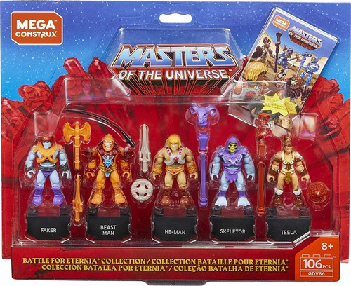 Set De Figuras Mega Construx Heroes Maestro Del Universo