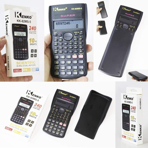 Imagen 1 de 4 de Calculadora Cientifica Kenko Kk-82ms-5 10+2 Digitos 240 Func
