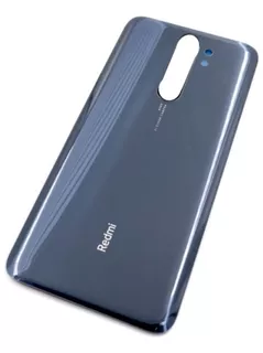 Tapa Trasera Repuesto Para Xiaomi Note 8 Pro Con Logo Gris