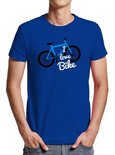 Polera I Love Bike - Polo - Bicicleta - Deportes -regalo