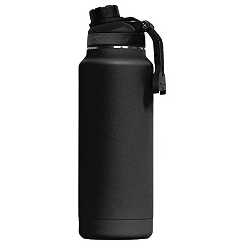 Botella Agua Acero Inoxidable Orca 34 Oz. - Negra