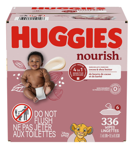 Huggies Nurish Babywipe Rgd Flptp 336