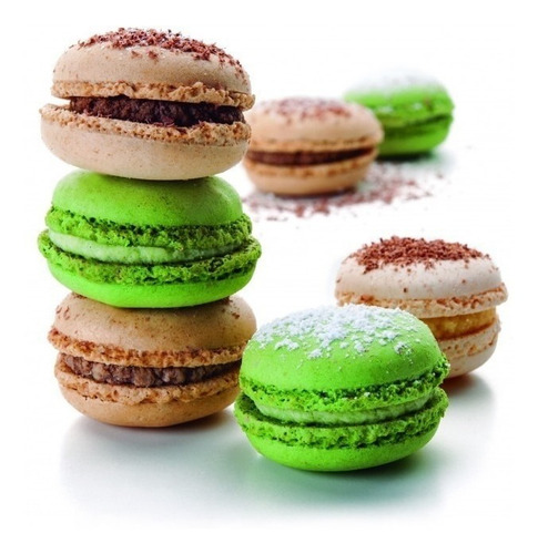 Placa Silicona Antiadherente Macarons Galletas Repostería