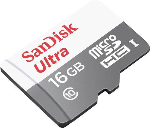 Cartão De Memória Micro Sd 16gb Sandisk Classe 10