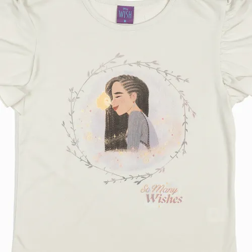 Polera Niña So Many Wish Gris Disney