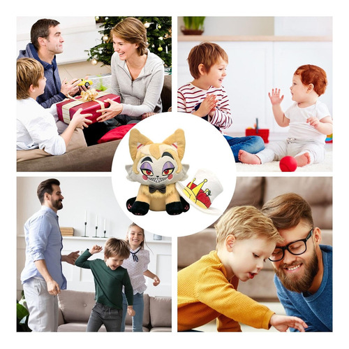 Gpp Hazb-in Hotel Plushies Toys,gato Maldito Para Regalo