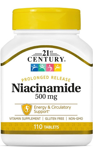 Niacinamida Vitamina B3 Non Flush . 100 Caps Usa