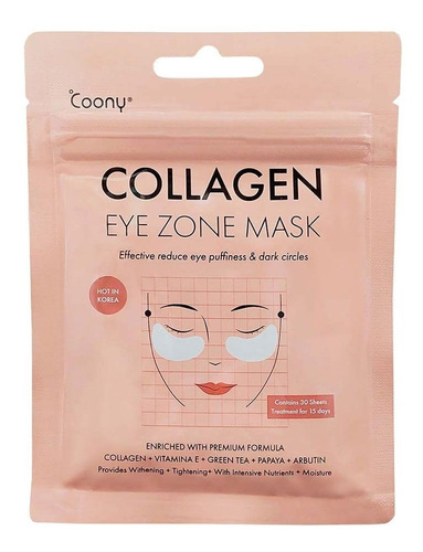 Coony Parches Para Ojeras Collagen Eye Zone Mask X30