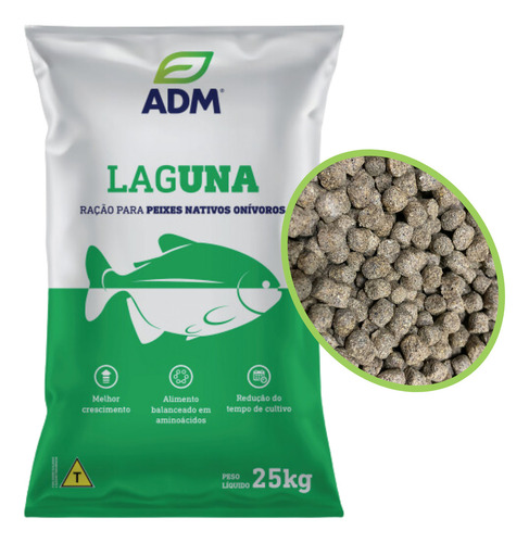 Ração Peixe Laguna 6 A 8 Mm 1kg Ceva Criação Pesca Pesqueiro