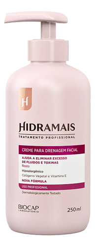 Hidramais Drenagem Facial - Creme De Massagem 250ml