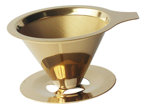 El Soporte De Malla De Filtro De Cono De Metal Vierte S