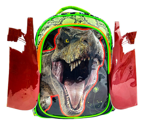 Mochila Jurassic Blue Dinosaurio Original Exclusivo Original