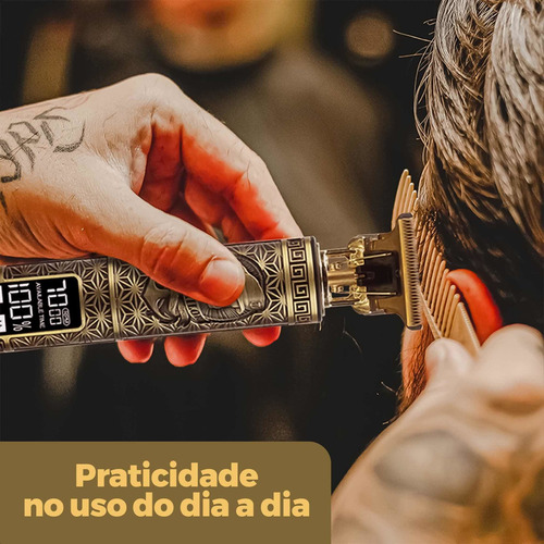 Maquina Cabelo De Acabamento Barba Pezinho Profissional