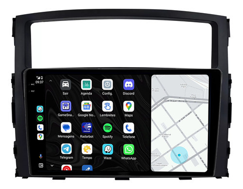 Multimidia Pajero Full 07/12 9p Android Carplay Iplay 64gb