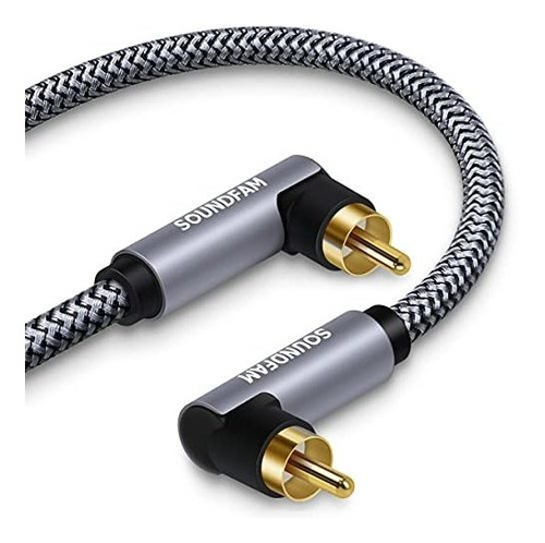 Cable Audio Soundfam Rca-rca Subwoofer 3.3pies -gris
