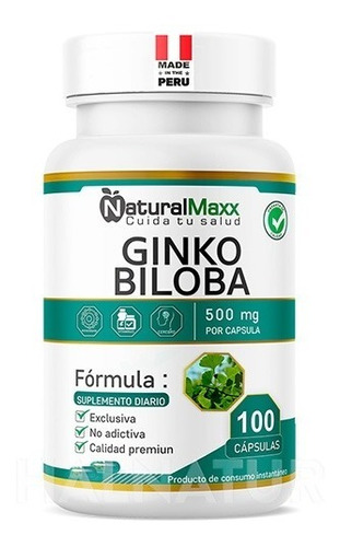 Ginko Biloba 100 Capsulas Naturalmaxx