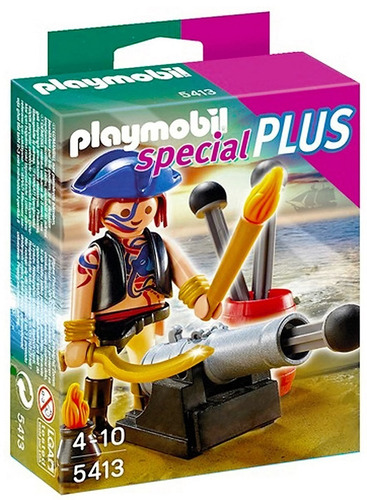 Playmobil 5413 Pirata Con Cañon