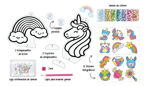 Imagen 2 de 4 de Juliana I Love Unicorns Gemas