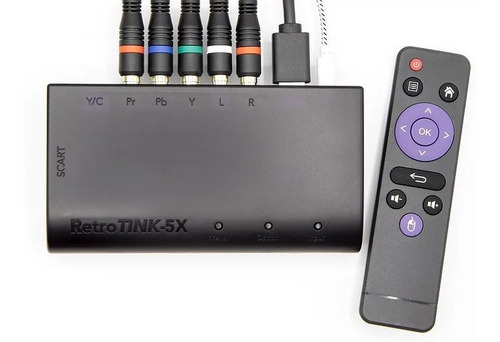 Retrotink 5x Pro Upscaler Full Hd E 1440p + Adaptador Scart!